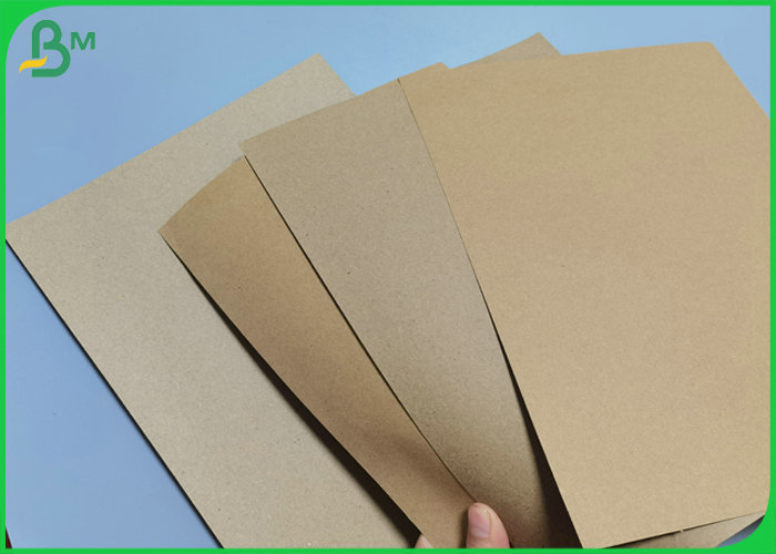 Jumbo Roll Recycled Pulp 125gsm 160gsm Unbleached Kraft Medium Testliner Paper 