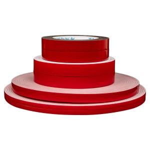 Wholesale Factory Direct 0.8mm Thick Glass Glue Single Sided Foam Tape Red Free Sample from china suppliers