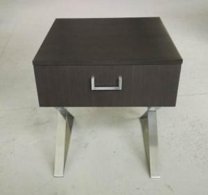 Wholesale King Size Hotel Bedside Tables Metal Leg Hospitality Case Goods With 100% Sheen from china suppliers