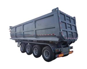 Wholesale Chinese CIMC The Latest Design High Intensity4 Axle 60 Ton 80 Ton U-type Tipper Cargo Trailer Dump Semi Trailer from china suppliers