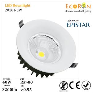 Wholesale hotel useing led downlight 30w 40w cob epistar led downlight lighting 4000k beam 40deg from china suppliers
