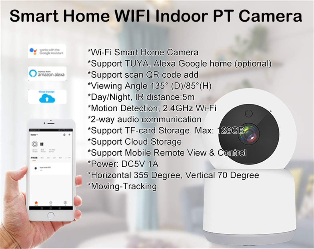 Tuya Smart Home Wi-Fi IP Camera(JS-P161)