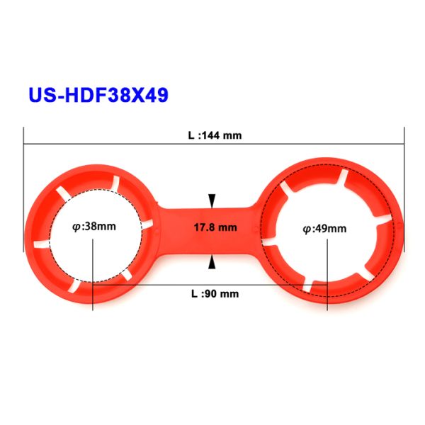 144*54*6.6mm Size Plastic Bottle Handles For Two Bottles Holder