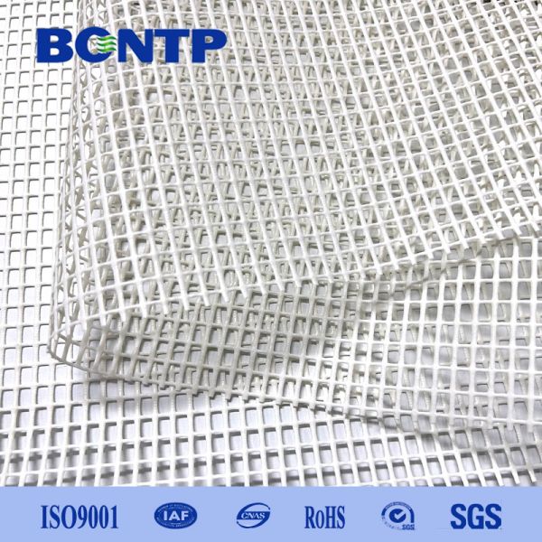 Vinyl Coated Polyester Mesh Tarp big hole mesh fabric anti-uv
