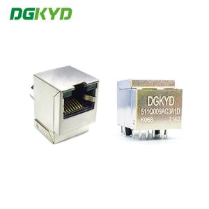 Wholesale 180 Vertical Ethernet Female Rj45 Network Connector DGKYD511Q009AC3A1DK068 from china suppliers