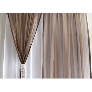 Wholesale Soft / Lightweight Fabric Dining Room Curtains 100% Polyester Dry Clean Only from china suppliers