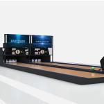 Human Bowling Lane With Bowling Pins Set For Fitness Exercise Body Manufactured