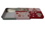 OEM Rectangle Sliding Tin Candy Containers With Green Tea Flavor