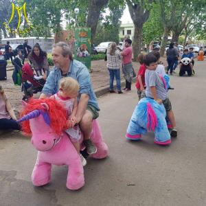 Wholesale Hansel Plush Animals Motorized Animal Rides For Mall Motorized Animals Plush For Car from china suppliers