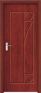 Wholesale 40mm thickness Interior PVC Wooden Door For Bedroom/ Bathroom/ Kitchen from china suppliers