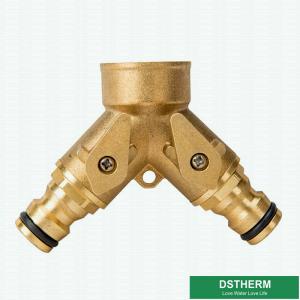 Wholesale Customized Garden Hose Pipe Fittings Garden Water Inlet Joint Hose Tap Pipe Two Ways Connector from china suppliers