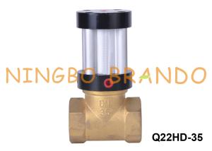 Wholesale Q22HD-35 1 1/4'' DN35 2 Way Brass Body Air Operated Piston Valve from china suppliers
