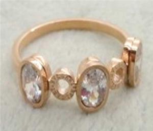 Wholesale 316L stainless steel ring with cz stone LRX29 from china suppliers