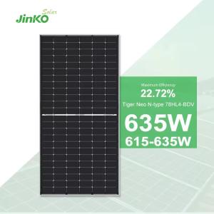 Wholesale N-type 615-635W Bifacial Double Glass Solar Panel with 22.7% Efficiency from Jinko from china suppliers