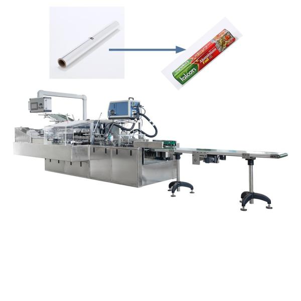 65 Boxes/min Production Efficiency Carton Box Packing Machine for Aluminum Foil