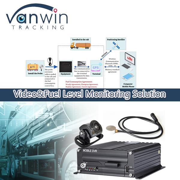 4G wireless Mobile DVR Oil Level Gauge Diesel Fuel Tank Level Monitoring Sensor