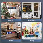 Wifi App Display Vehicle Mounted Taxi Car Rear Window Led Advertising Billboard