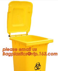 Wholesale Trash Can industrial trash bin, Control Liter HDPE Outdoor Plastic Trash Can plastic street waste bin with pedal, BAGPLA from china suppliers