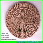 LUDA handmade woven straw placemats natural fiber oval placemats