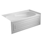 Corner Tub Freestanding Bath With Skirt JND-AT1582 Alkali Free Sanitary Grade