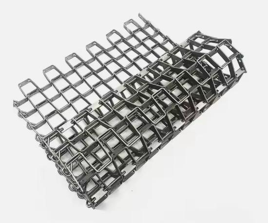 Great Wall Metal Conveyor Belt Mesh With Horseshoe Square Hole For Cooling