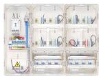 IP44 Single Phase Electric Meter Cabinet Exterior Modular High Mechanical