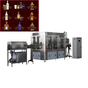 Wholesale 3 In 1 Automatic 4/8/12 Heads Wine Glass Bottle Filling Machine from china suppliers