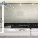 Large Area Landing Windows PDLC Glass Film Energized Atomized