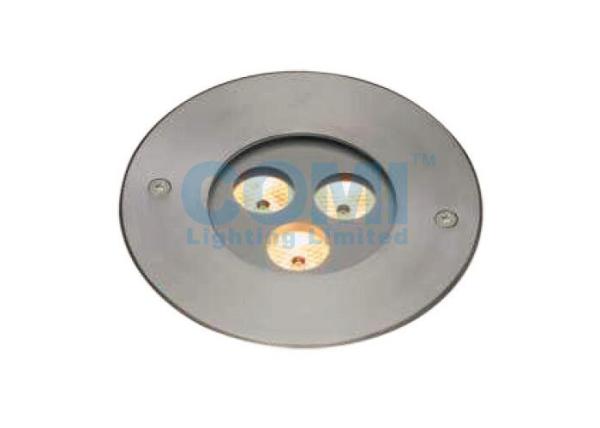 3 * 1 W LED Inground Light High humidity , Acid , Alkali Site Dedicated Outdoor