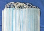 Non Woven Fabric Earloop Face Mask Nose Bar Adaptable Non Poisonous