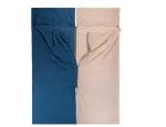 Anti Dirty 100 Cotton Sleeping Bag Liner Machine Washable For Adults