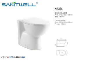 Wholesale Colored Multifunction Toilet Ceramic Two Piece WC White color from china suppliers