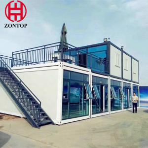 Wholesale Zontop Modern Flat Pack Portable Living 40ft Luxury China Prefab Homes 3 Bedroom Prefabricated Container House from china suppliers
