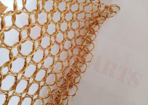 Wholesale 15mm Stainless Steel Ring Mesh Curtain Decoration For Indoor And Outdoor Architecture from china suppliers