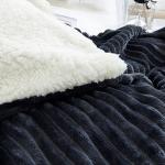 Customized Size Velvet Bedding Set 4pcs Thick Flannel Fleece Duvet Cover for