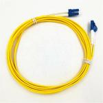 Blue Fiber Optic Patch Cord , 3m 5m 10m LC LC Duplex Patch Cord Wide Wavelength