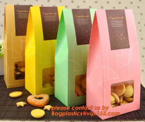 Wholesale Customize Translucent Window, Brown Greaseproof Kraft Paper Bag, Special Opp Window Bag, window bags, paper window bags, from china suppliers