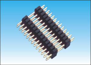 Wholesale DIP Type Pin Header Connector 2 - 50 Pin Copper Alloy Contact Materials from china suppliers
