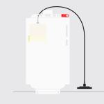 high clear distributor anti glare screen film for Samsung S8+