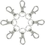 OEM Acceptance Polished Metal Swivel Lanyard Snap Hook with Lobster Claw Clasp