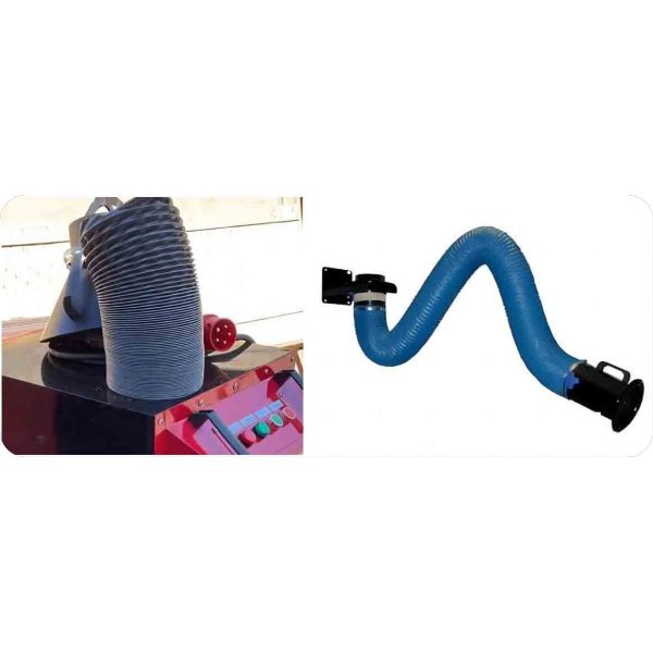 Mobile Welding Fume Extractor Portable Smoke Evacuator Workshop Fume Extraction Filter