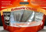 fried chicken bag for roast hot food packaging, food storage plastic hot chicken