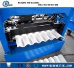 PLC Corrugated Steel Forming Machine 8T 10 - 25m/min