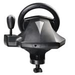 Dual Vibration Gaming Steering Wheel And Pedals , Usb Steering Wheel 270 Degree