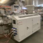 Single Screw PLA HDPE Water Pipe Extruder 100kg/H