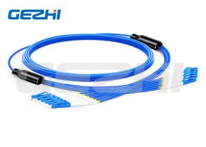 Wholesale 6 Fibers OS2 Single Mode LC/SC/FC/ST Armored Indoor 3.0mm Multi-Fiber Breakout Cable from china suppliers