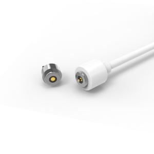 Wholesale OD4.0mm White 2Pin Circular Magnetic Power Cable Connector For Electric Wheelchairs from china suppliers