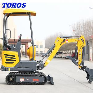 Wholesale 1 Ton 1.2 Ton 20hp Mini Excavator Machine Small Earth Moving Machines from china suppliers