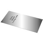 Steel 0.25-0.5mm Pad Printing Cliche Plate HRC52 High Hardness