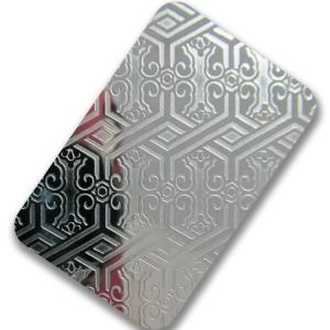 Wholesale 0.5mm 1.2mm Thickness Etched Stainless Steel Sheet Rustproof Durable from china suppliers